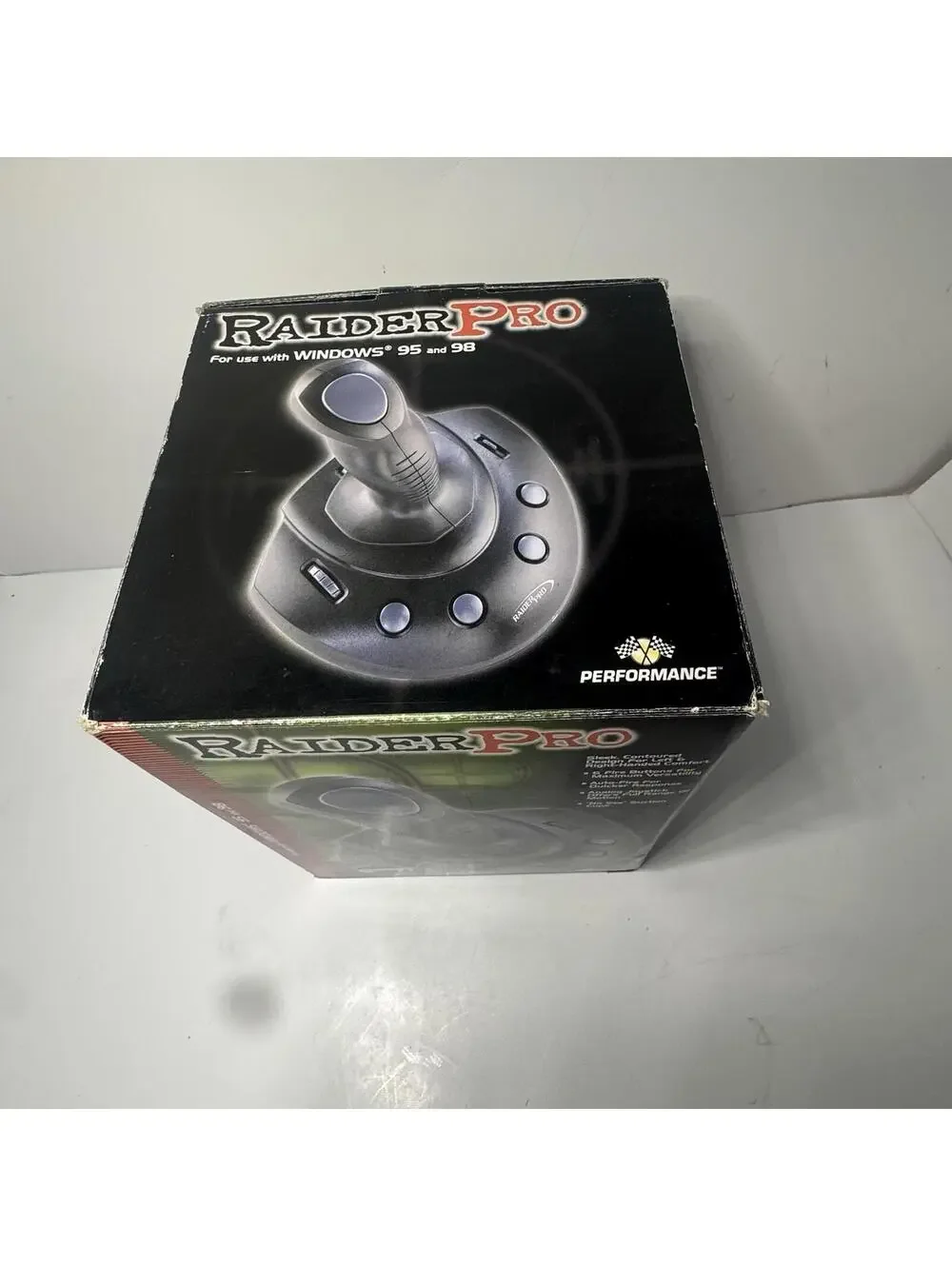 Raider Pro PC Joystick Gameport Windows 95 98 NOS Open Box Vintage Flight No Man
